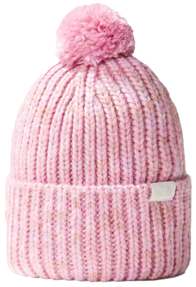 The North Face Accessories Mens Cozy Chunky Beanie Orchid Pink Multi Colour