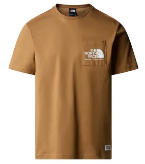 The North Face Mens Berkeley California Pocket T-Shirt Utility Brown