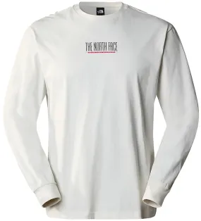 The North Face Mens TNF Est 1966 Long Sleeve T Shirt White Dune