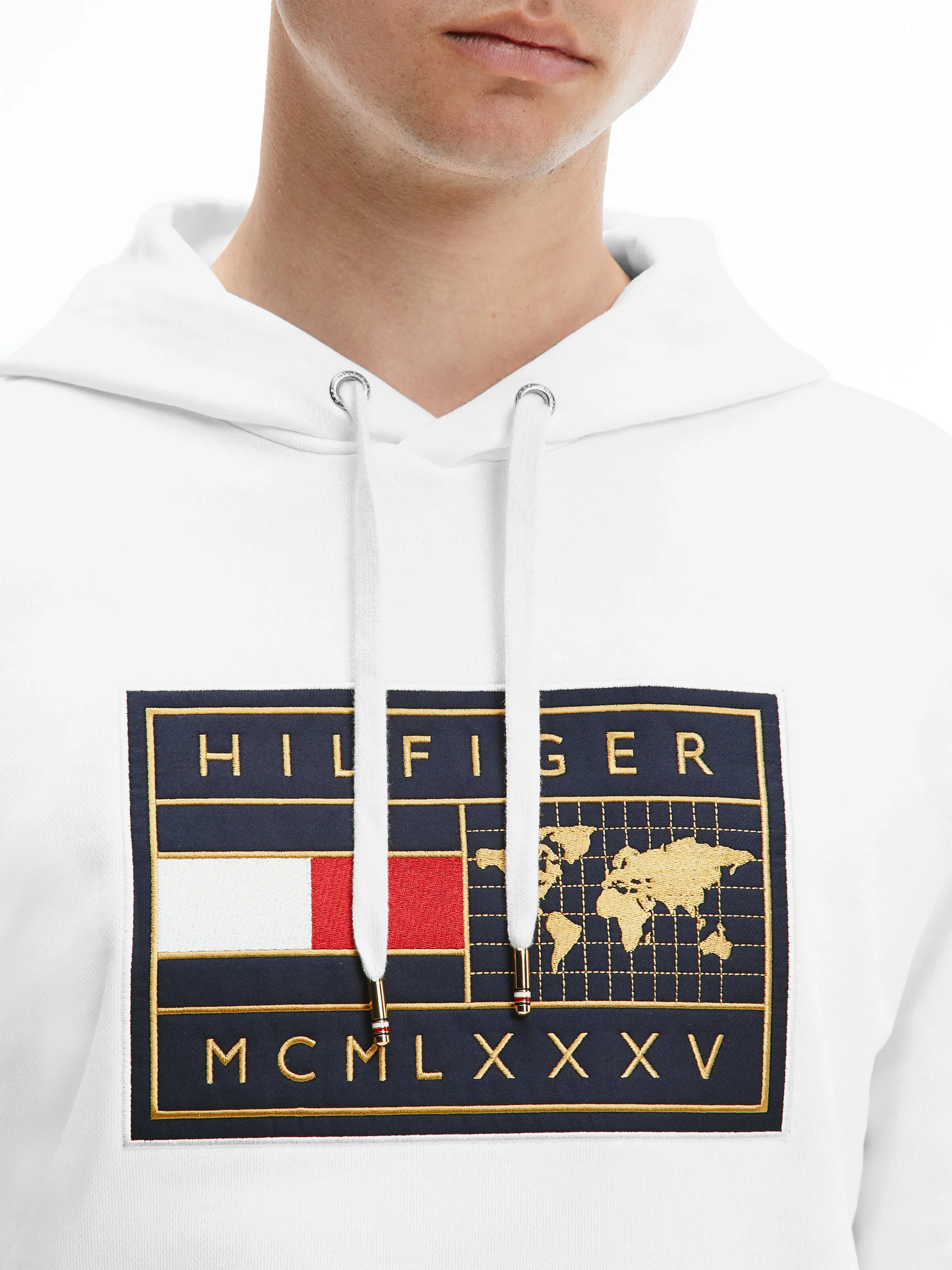 Tommy Icons Earth Badge Hoodie | Hoodies | Tommy Hilfiger