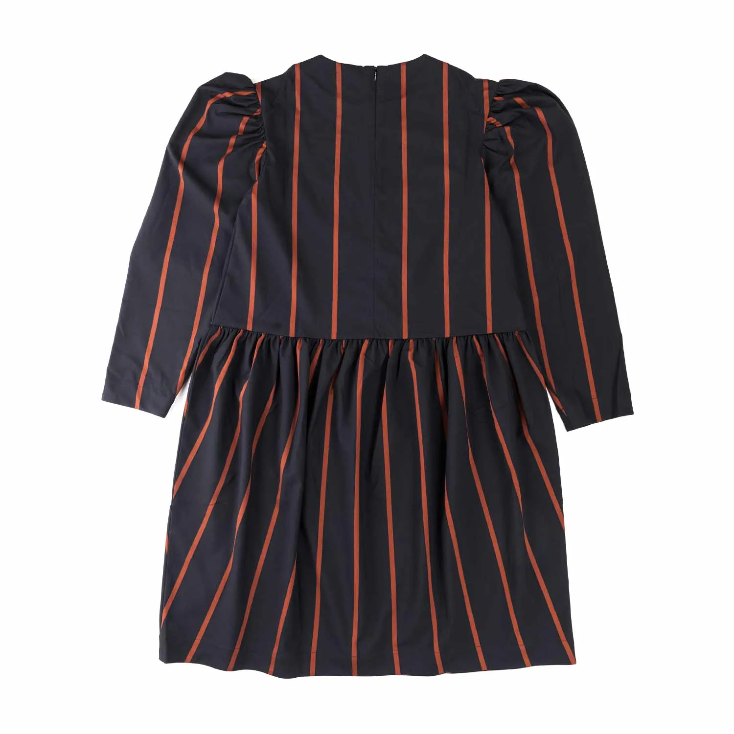 Unlabel Black Striped Dress For Girls