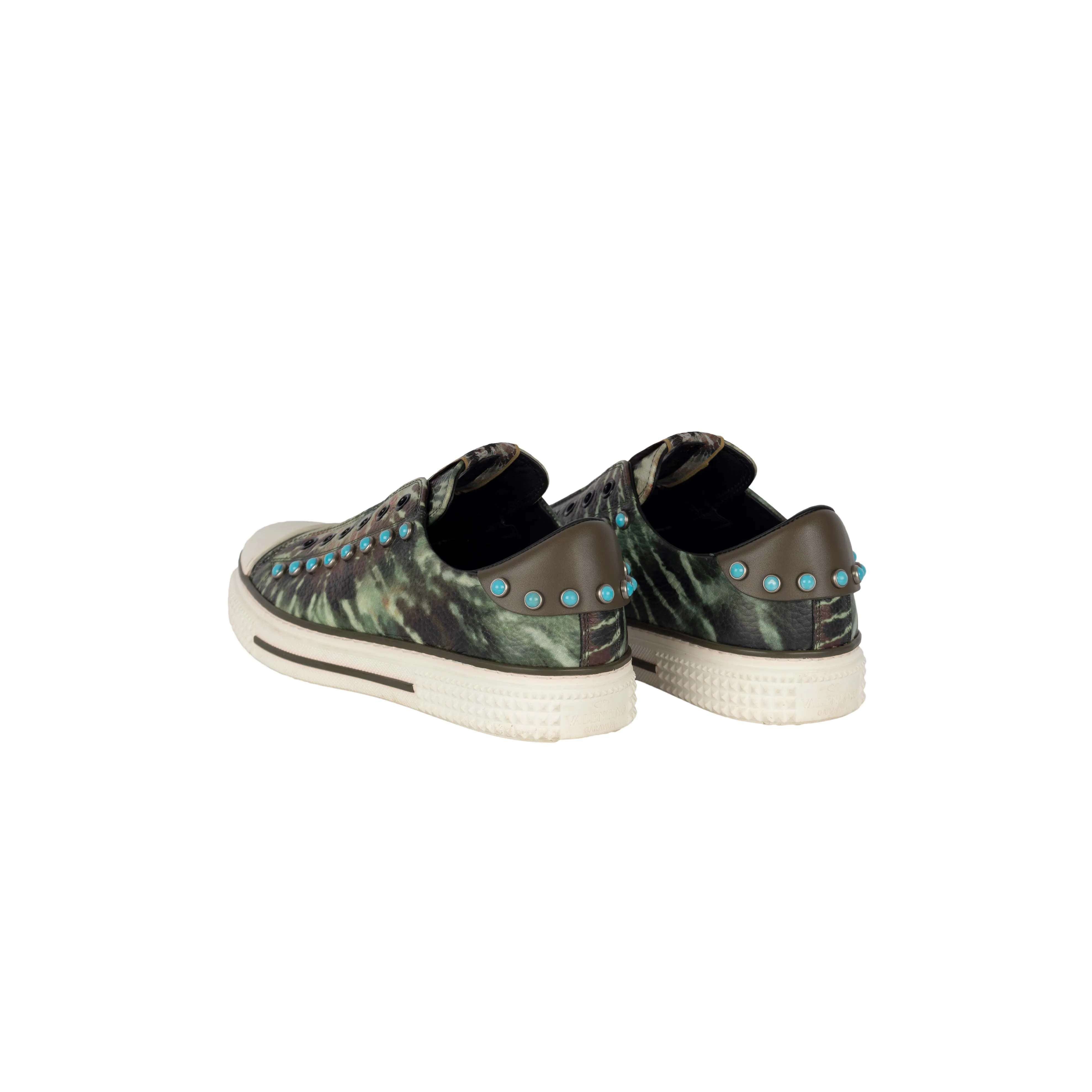 Valentino Rockstud Tie-dye Sneakers - '10s