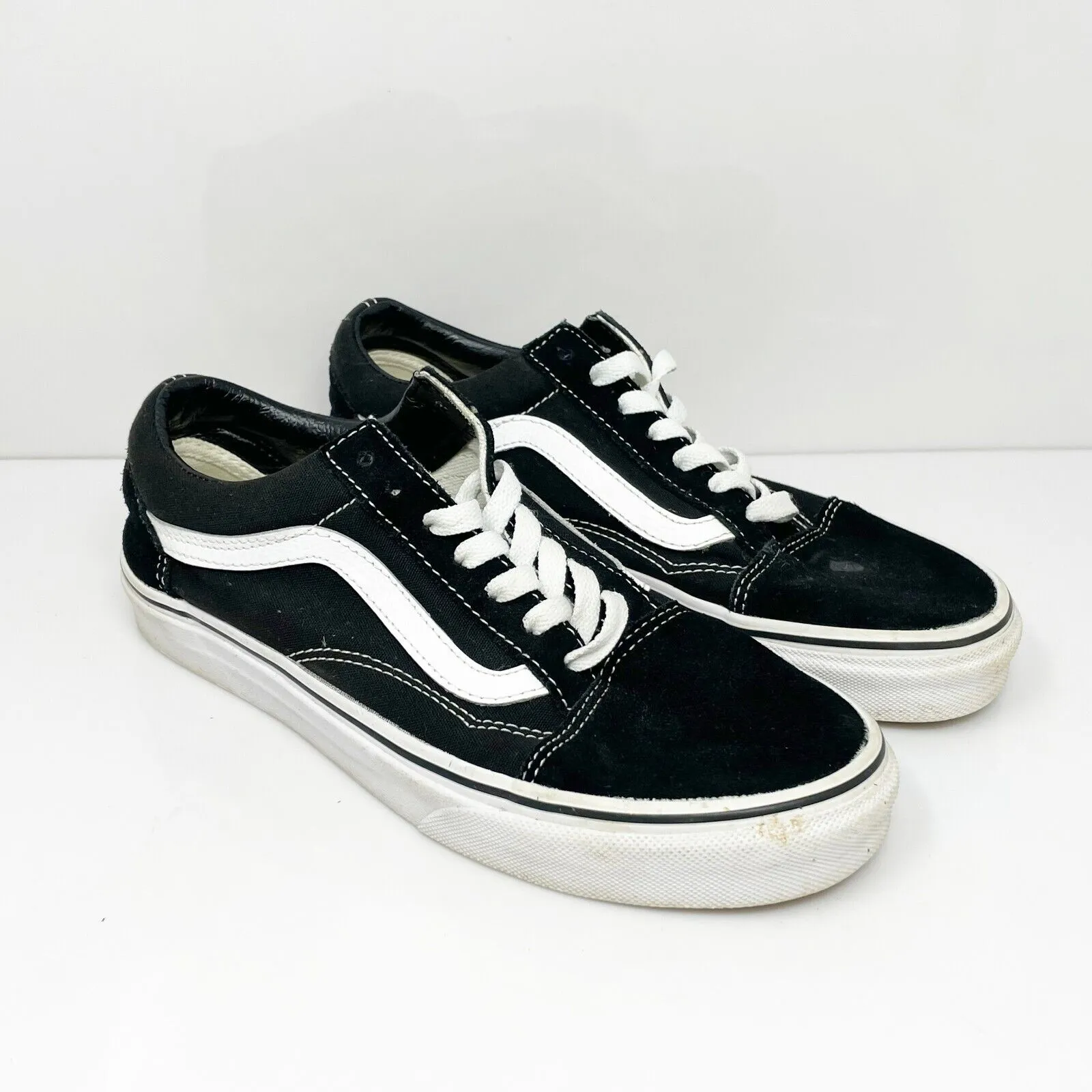 Vans Unisex Off The Wall 500714 Black Casual Shoes Sneakers Size M 6 W 7.5