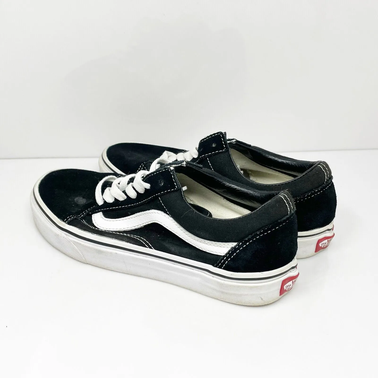 Vans Unisex Off The Wall 500714 Black Casual Shoes Sneakers Size M 6 W 7.5