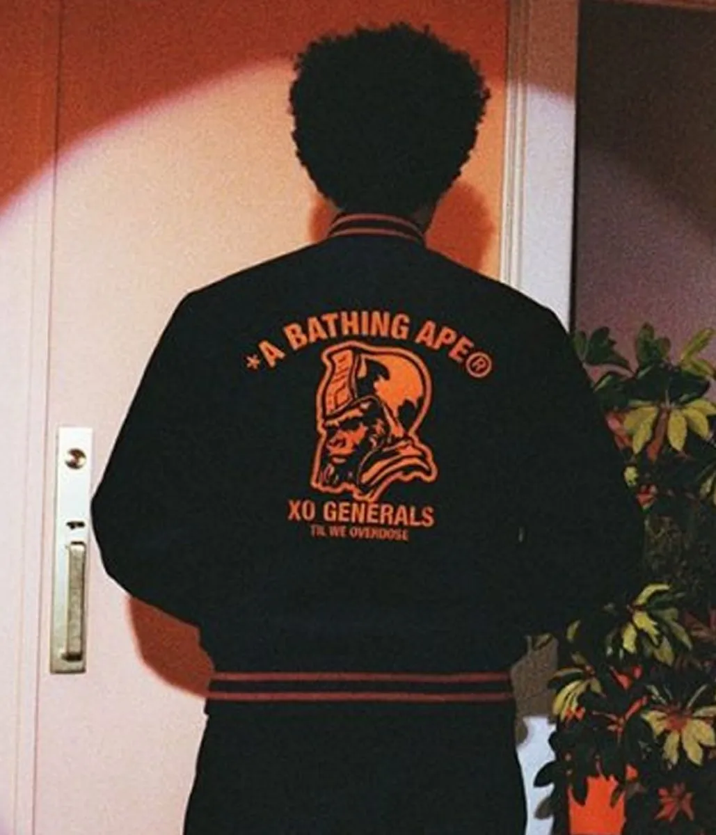 Varsity Bape A Bathing Ape XO Generals The Weeknd’s Jacket