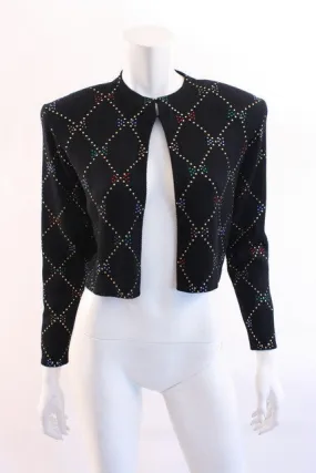 Vintage ST. JOHN Studded Sweater Jacket