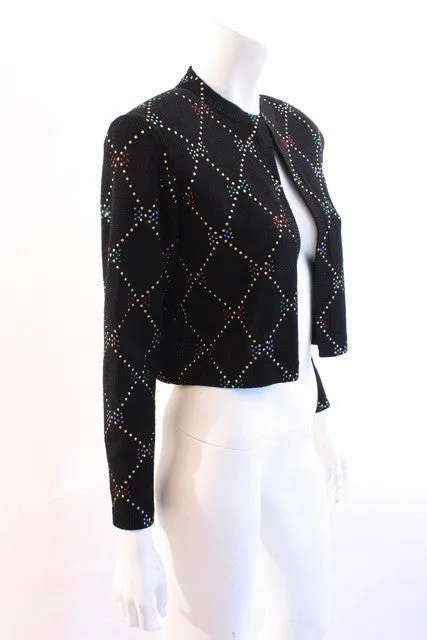 Vintage ST. JOHN Studded Sweater Jacket