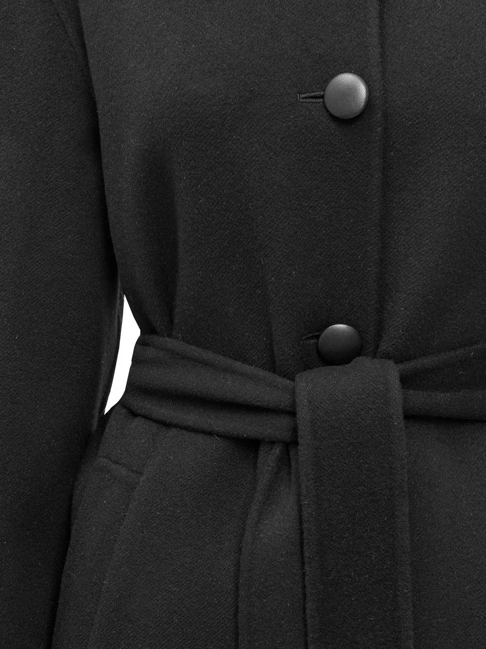 Virgin Wool and Cashmere Coat