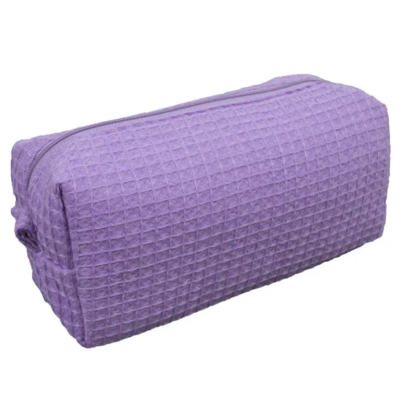 Waffle Weave Cosmetic Bag