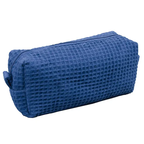 Waffle Weave Cosmetic Bag