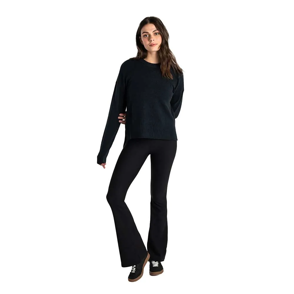 Women's Camille Crew Neck Sweater - Black Heather