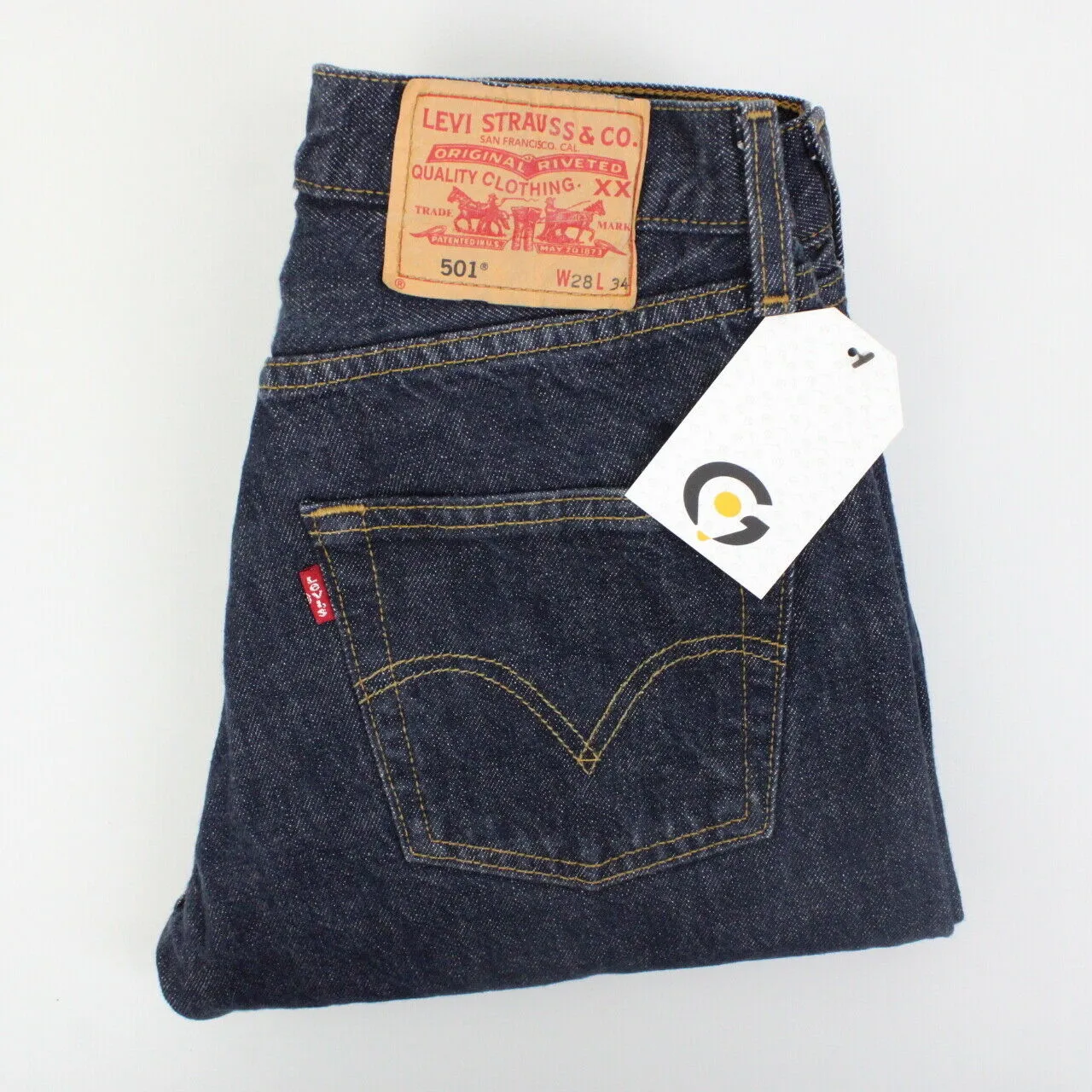 Womens LEVIS 501 Jeans Indigo | W26 L34