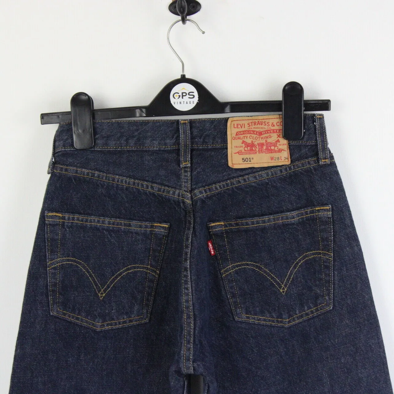 Womens LEVIS 501 Jeans Indigo | W26 L34