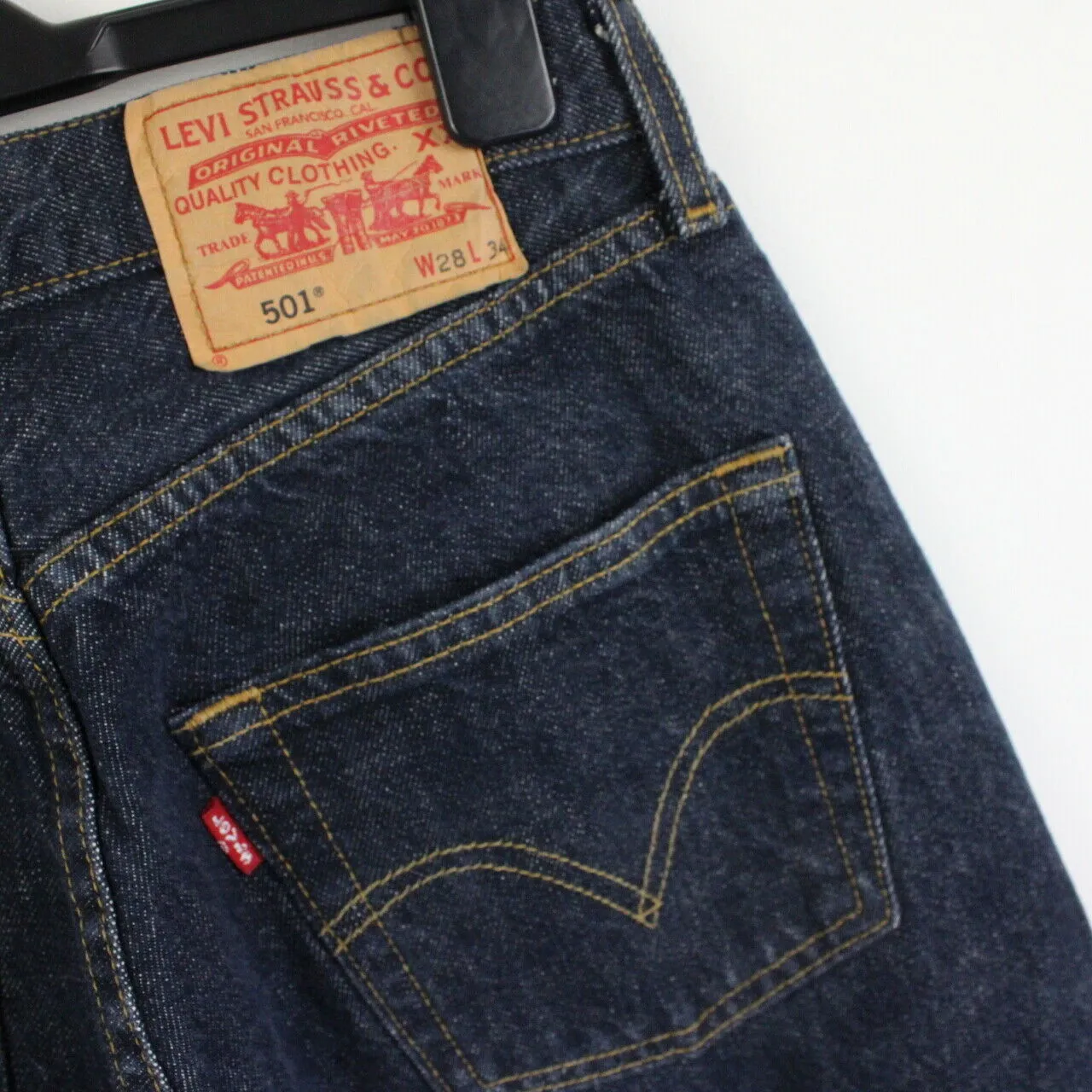 Womens LEVIS 501 Jeans Indigo | W26 L34