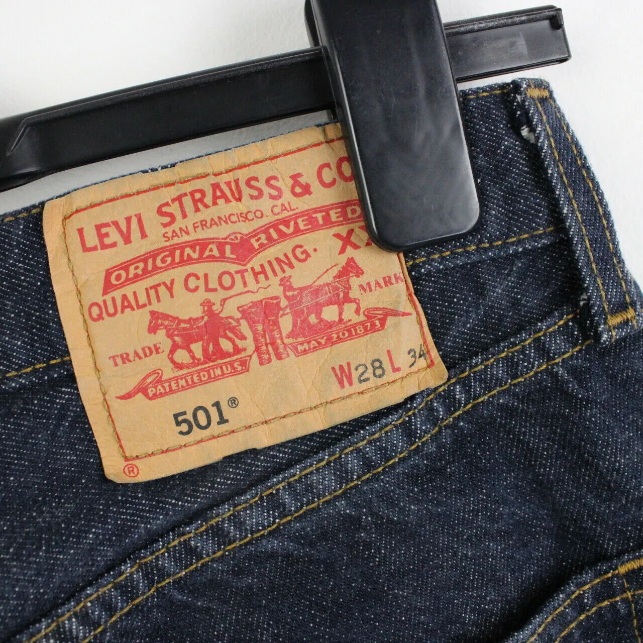 Womens LEVIS 501 Jeans Indigo | W26 L34