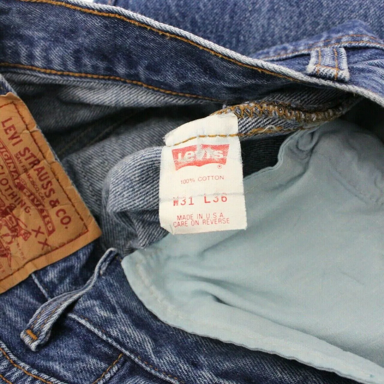 Womens LEVIS 501 Jeans Mid Blue | W29 L32