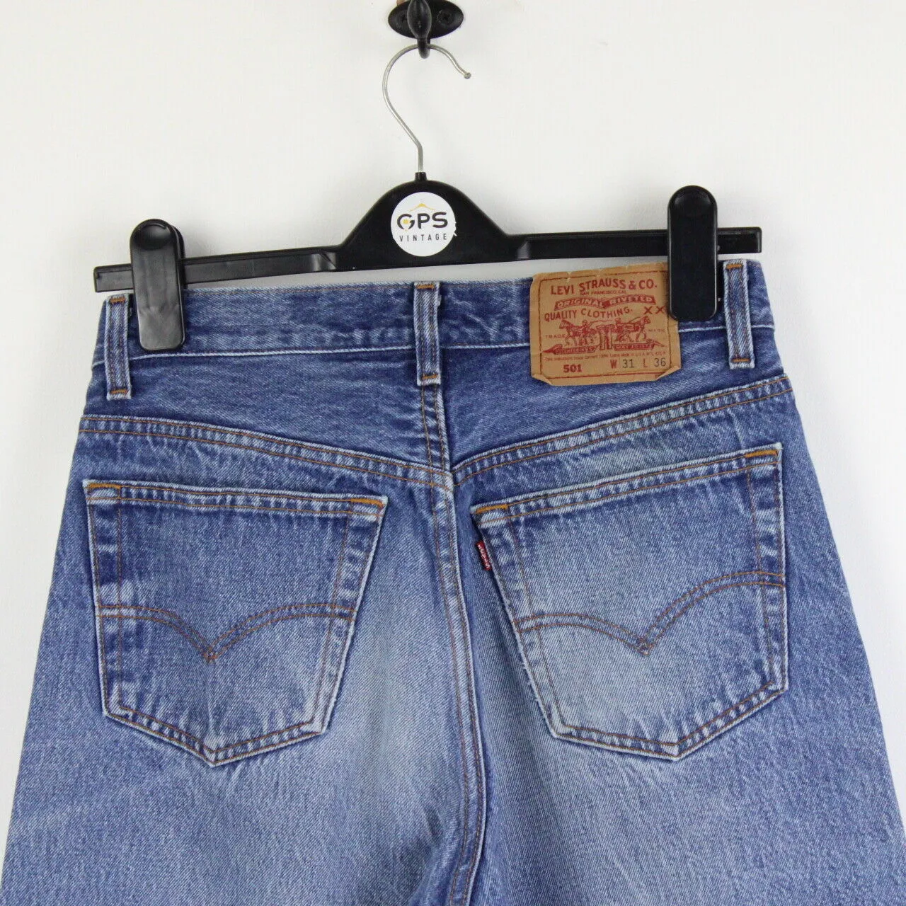 Womens LEVIS 501 Jeans Mid Blue | W29 L32