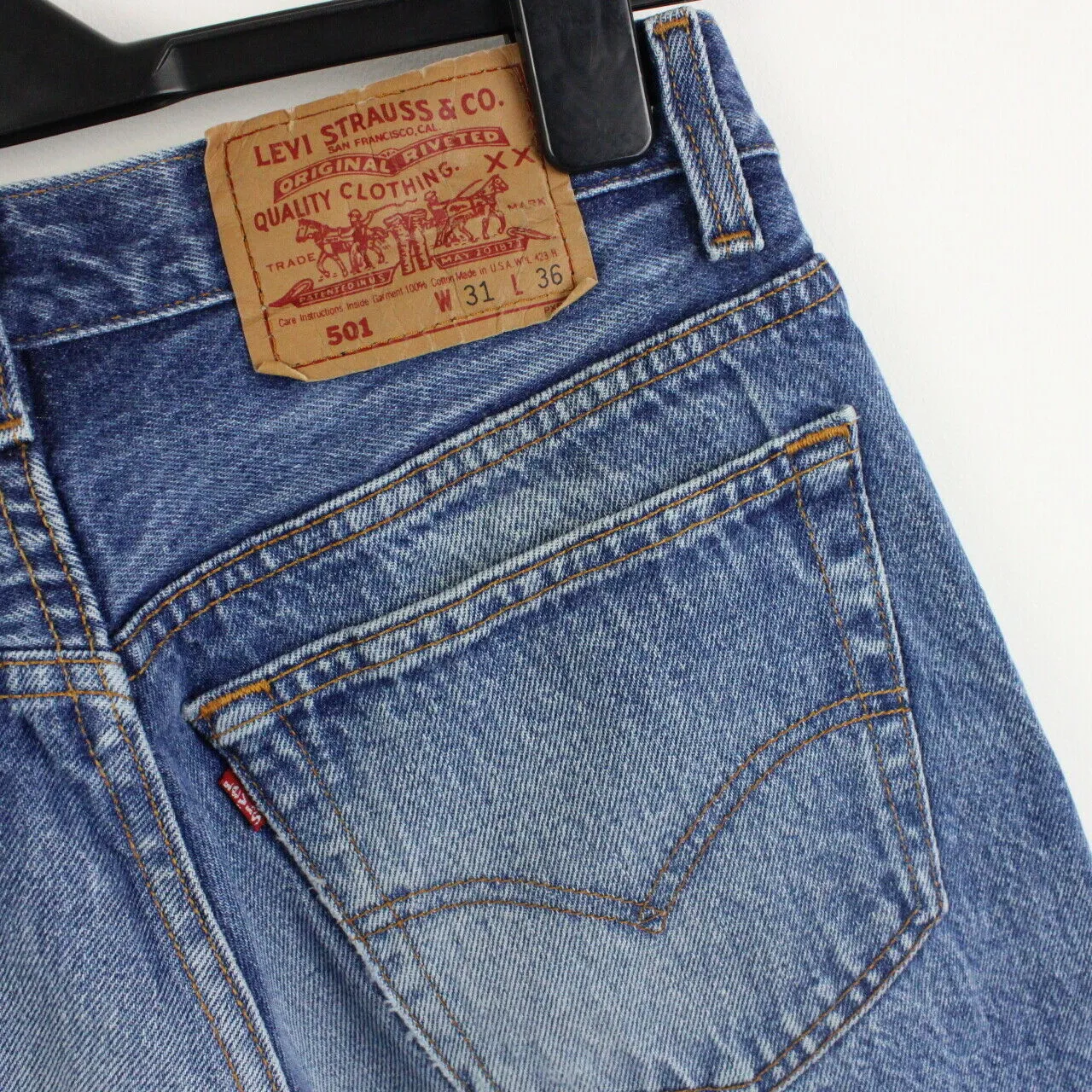 Womens LEVIS 501 Jeans Mid Blue | W29 L32