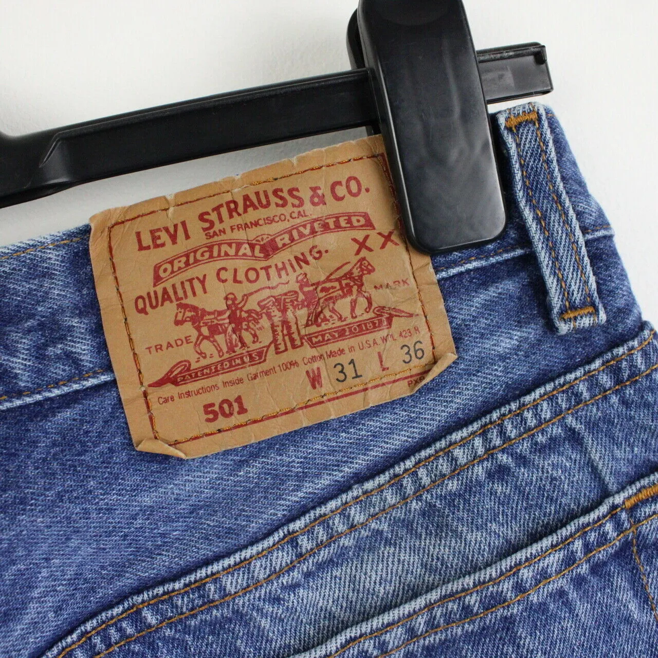 Womens LEVIS 501 Jeans Mid Blue | W29 L32