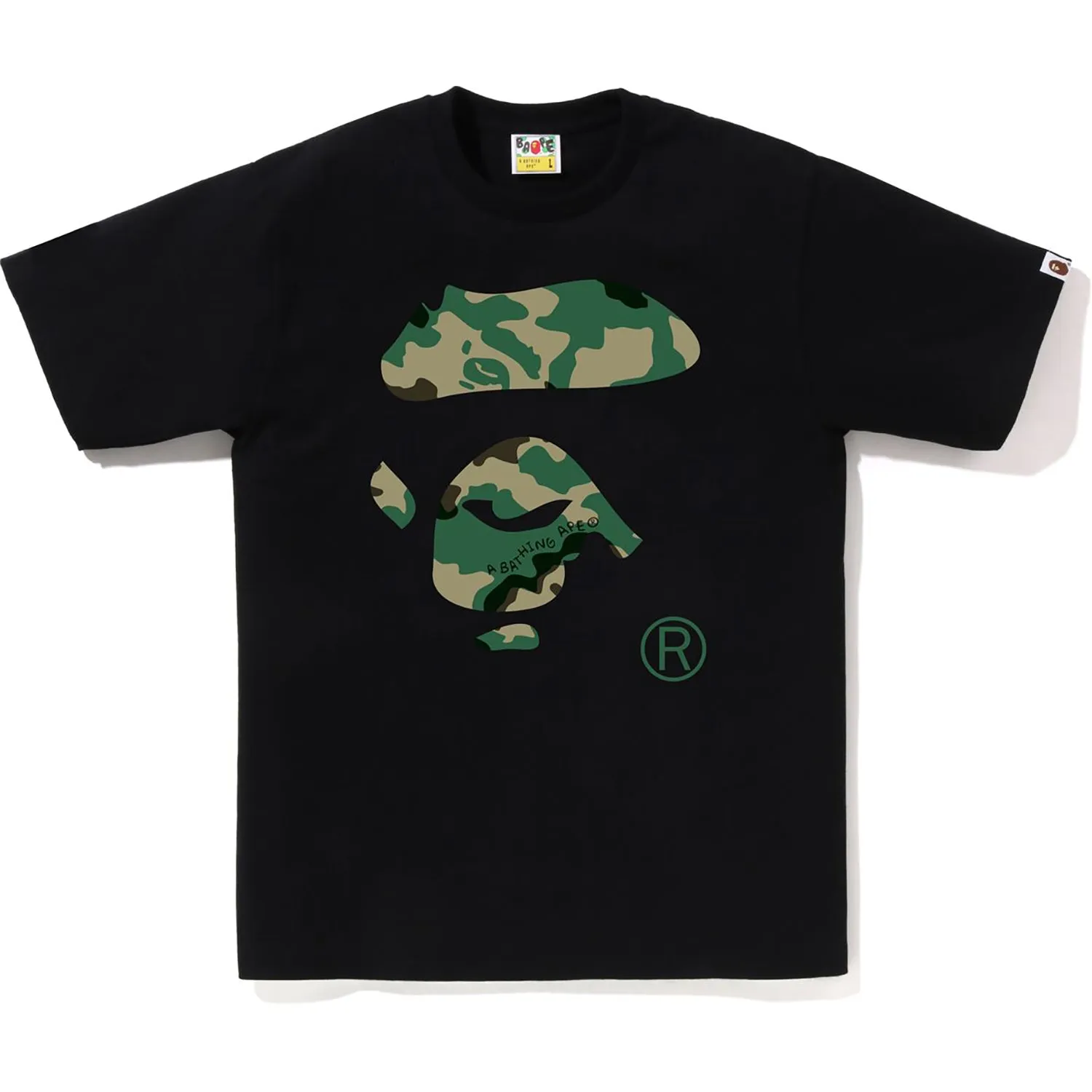 WOODLAND CAMO APE FACE TEE MENS