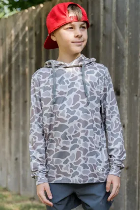 Youth Performance Hoodie - Deer Camo